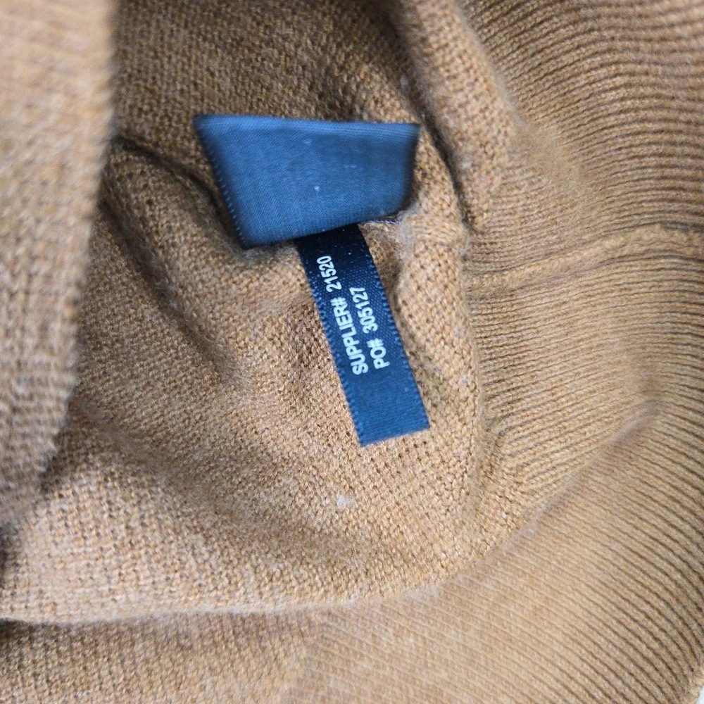 Polo Ralph Lauren Cashmere Blend Sweater XXL Men's Brown Tan Crewneck Soft Knit‎